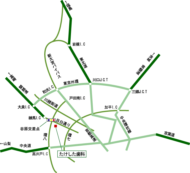 広域道路地図